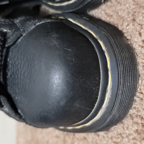 Dr. Martens Black Steel Toe Work Boots Size 7L/6M/38 - Picture 12 of 12